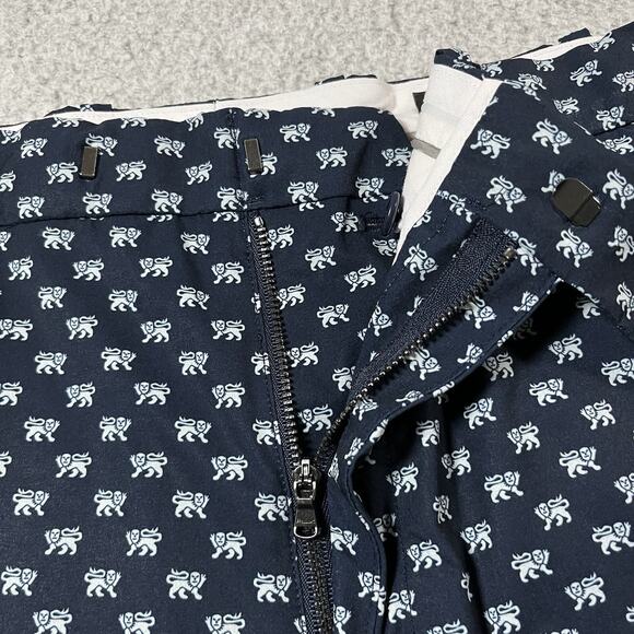 RLX Ralph Lauren Shorts Mens 36 Blue All Over Print Chino Performance Golf - Picture 10 of 13